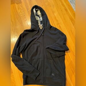 Burberry men’s zip up sweatshirt